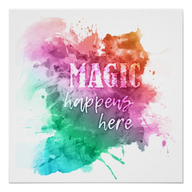 Pôster poster "Magic" (Frente)