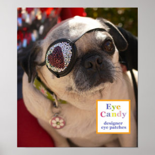 Pôster Poster: Mascote de Olhos Doces, Trixie o Pug