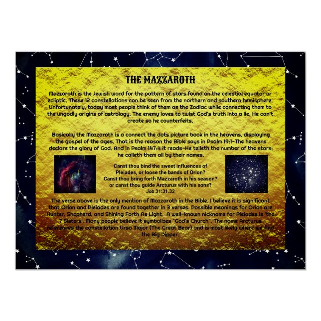 Pôster Poster Mazzaroth brilhante (Frente)