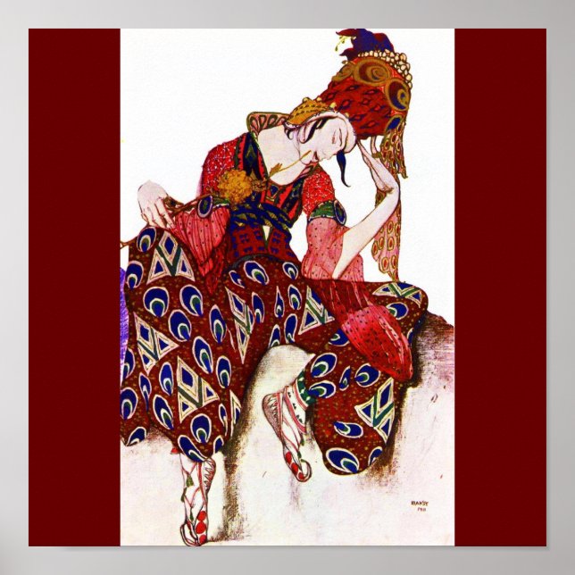 Pôster Poster-Moda Art-Bakst 2 (Frente)