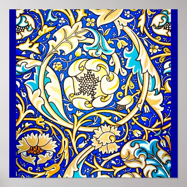 Pôster Poster-Moda/Tecido-William Morris 21 (Frente)
