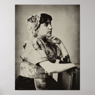 Pôster Poster: Mulher Moorda, Tangier, Marrocos, 1898
