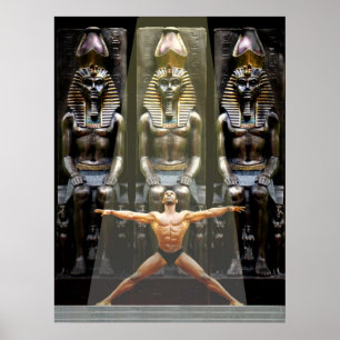 Poster Poster, no templo de Ramses III