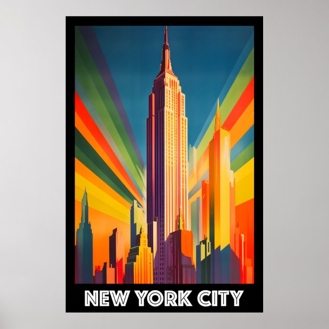 Poster Poster, Nova Iorque, Empire State Building (Frente)