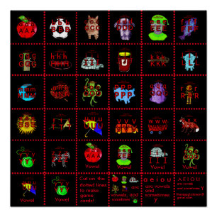 Pôster poster ou cartões de jogo.