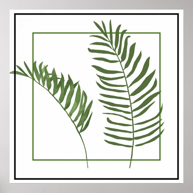 Poster Poster-Palm 24" x 24" (Frente)