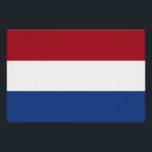 Pôster Poster Patriótico com Bandeira dos Países Baixos<br><div class="desc">Acrescentemos um toque de orgulho holandês ao vosso espaço, com a nossa espantosa poster, com a bandeira dos Países Baixos! Esta poster é mais do que apenas arte de muro; é uma celebração vibrante da cultura e do patrimônio holandeses. A design mostra as cores ousadas da bandeira holandesa, criando uma...</div>