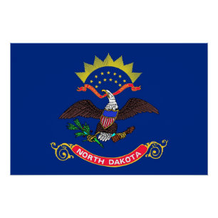 Pôster Poster patriótico da parede com a bandeira de