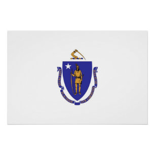 Pôster Poster patriótico da parede com a bandeira de