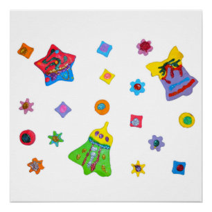 Pôster Poster Perfeito de Glitter Clay