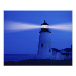 Pôster Poster perfeito do farol de Pemaquid