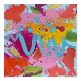 Pôster Poster Perfeito do Rio Azul