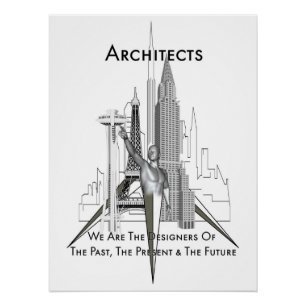 Pôster Poster perfeito para arquitetos
