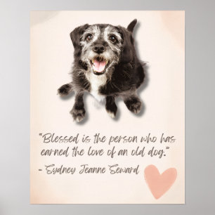Poster Poster, Pet Lovers Decor, Mais velho