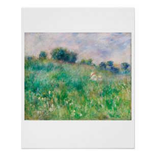 PÔSTER PÔSTER: PIERRE AUGUSTE RENOIR: MEADOW 1880