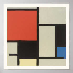 POSTER POSTER: PIET MONDRIAN : COMPOSIÇÃO 1921