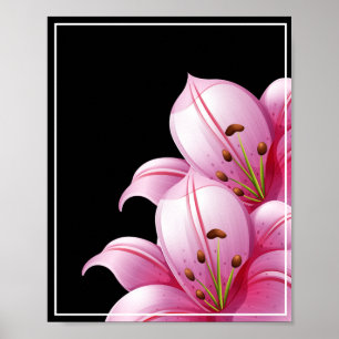 Poster Poster-Pink Lillie's