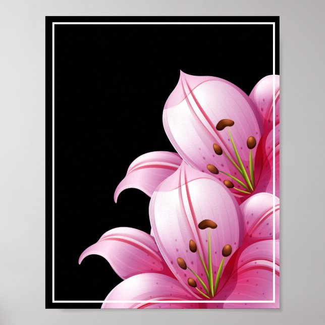 Poster Poster-Pink Lillie's (Frente)