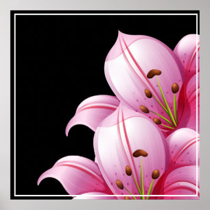 Poster Poster-Pink Lillie's