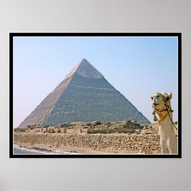 Pôster Poster: Pirâmide de Khafre (Frente)
