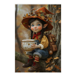 Pôster Poster Pixie Orange Hat Left Face