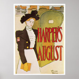 Pôster Poster/Priint: Agosto de Harper - Edward Penfield