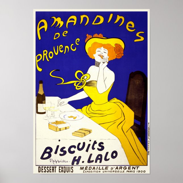Poster Poster/Print: Amandines de Provence by Cappiello (Frente)