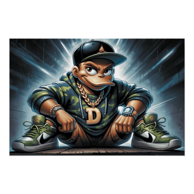 Pôster Poster Rap Duck (Frente)