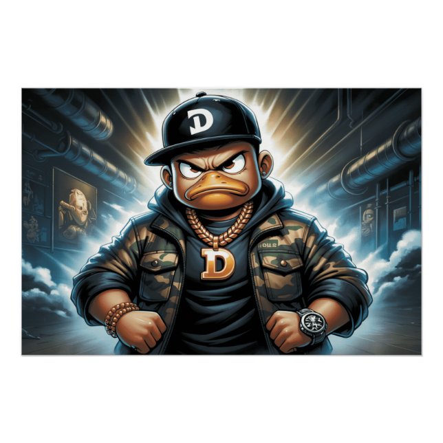 Pôster Poster Rap Duck 3 (Frente)