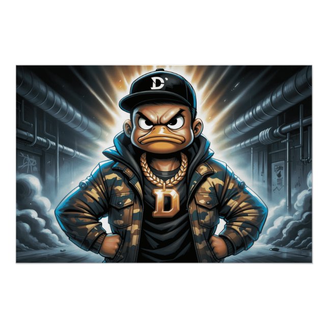Pôster Poster Rap Duck 6 (Frente)