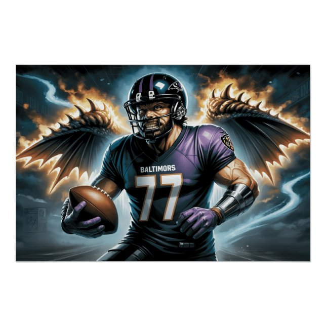 Pôster Poster RAVENS 5 (Frente)