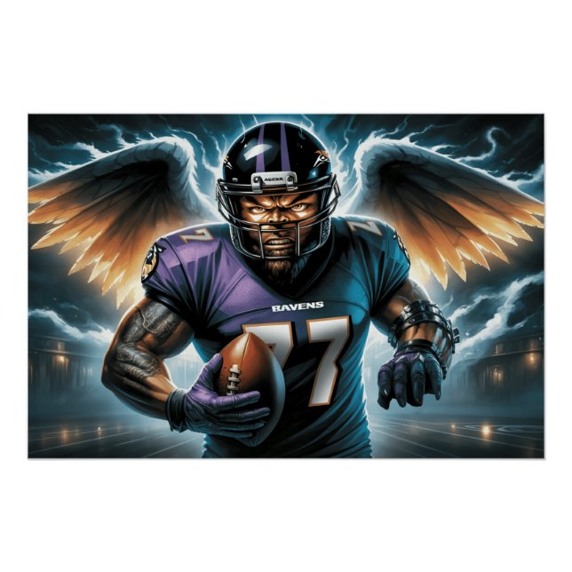 Pôster Poster RAVENS 6 (Frente)