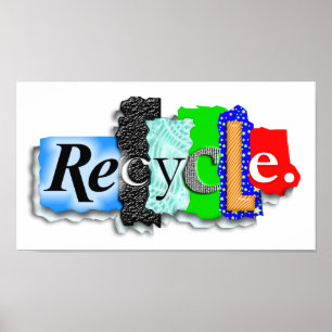Pôster Poster: "RECICLAR"