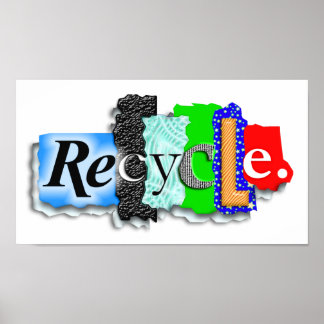 Pôster Poster: "RECICLAR"