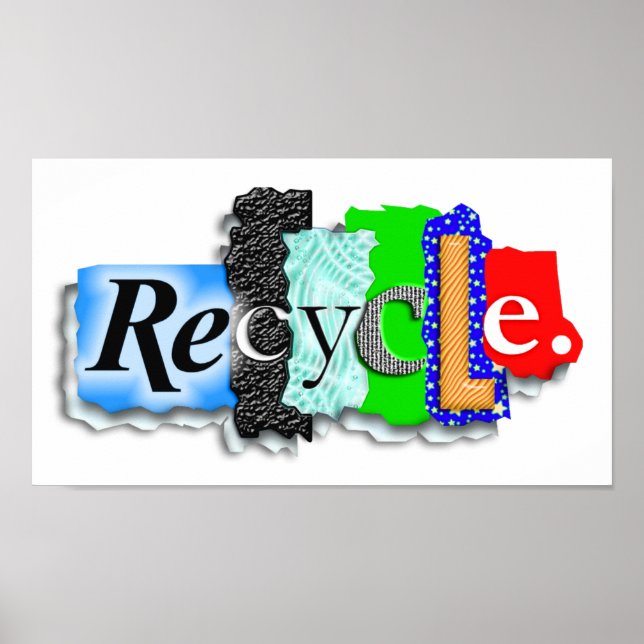 Pôster Poster: "RECICLAR" (Frente)
