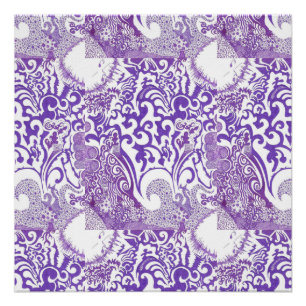 Pôster Poster roxo do funk