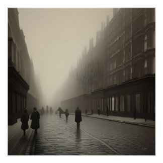 Pôster Poster - Rua Victorian London