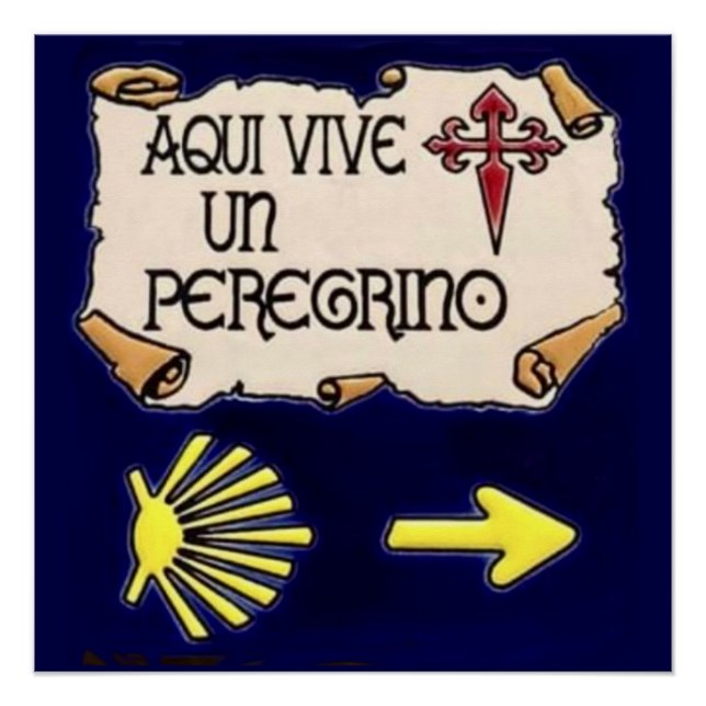 Pôster Poster Santo James Way (Frente)