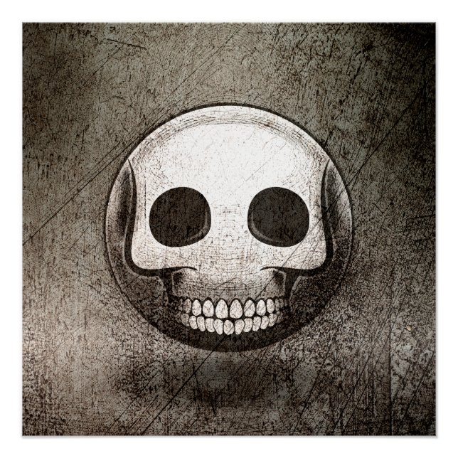 Pôster Poster Skullmoji Vintage (Frente)