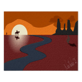 Pôster poster solitário de caubói