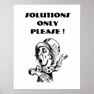 PÔSTER POSTER-SOLUÇÕES APENAS POR FAVOR!