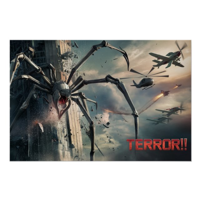 Pôster Poster Spider Terror (Frente)