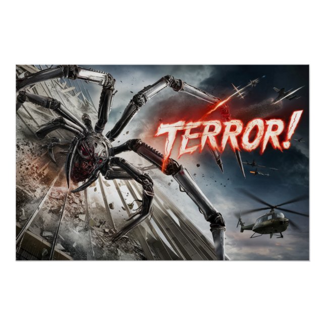 Pôster Poster Spider Terror 02 (Frente)