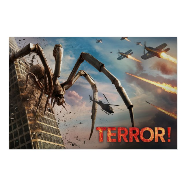 Pôster Poster Spider Terror 04 (Frente)
