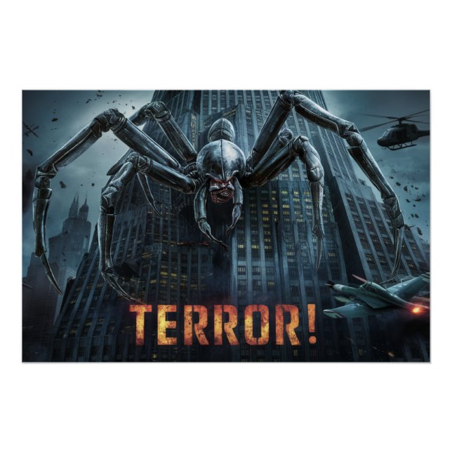 Pôster Poster Spider Terror 05 (Frente)