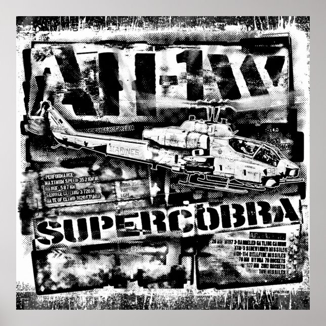 Poster Poster SuperCobra AH-1 (Frente)