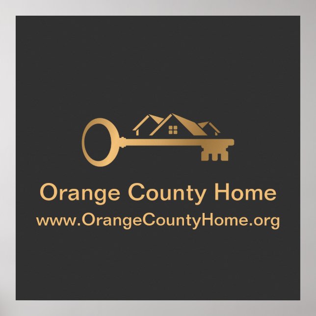 Poster Póster Tarjeta de visita à Mobiliaria Agregar prof (Frente)