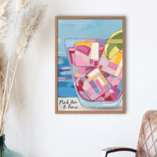 Pôster Poster TÔNICO E GIN DE PINCO