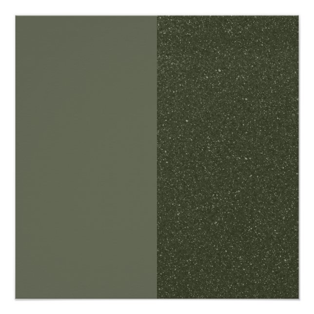 Pôster Poster verde brilhante de divisor de materiais com (Frente)
