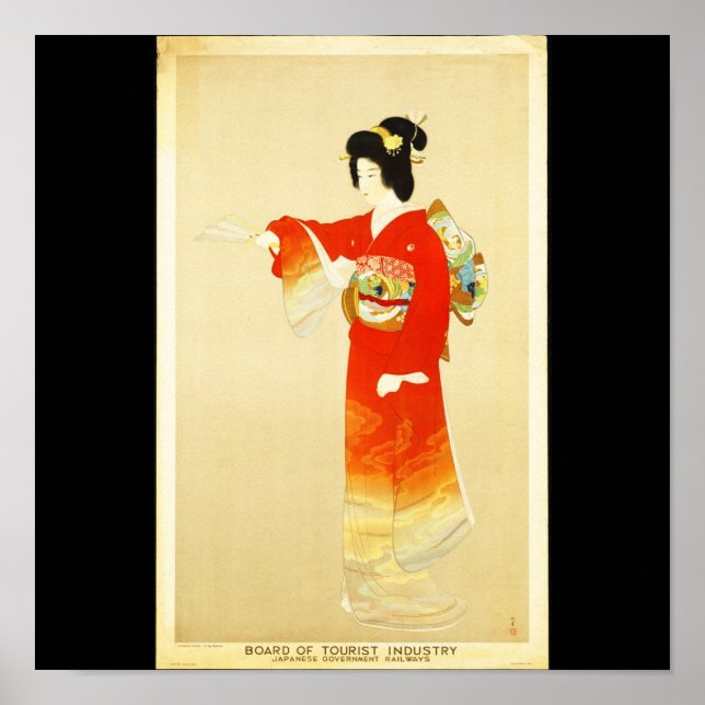 Poster Poster-Viagens vintage-Japão (Frente)